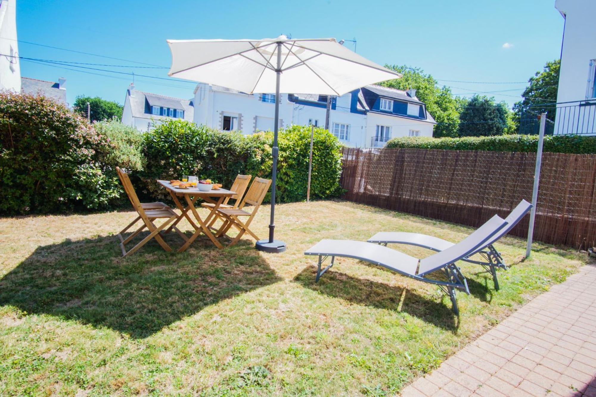 -Le Sentier- Elegant T3 Avec Jardin Proche Mer Concarneau Εξωτερικό φωτογραφία